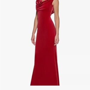 Vince Camuto Red Velvet cocktail dress , size 16